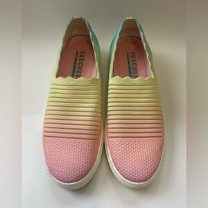 Skechers Pastel Gradient Slip-On Shoes